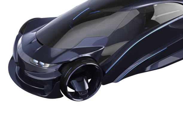 istock Car concept dark transport, close view 825730290