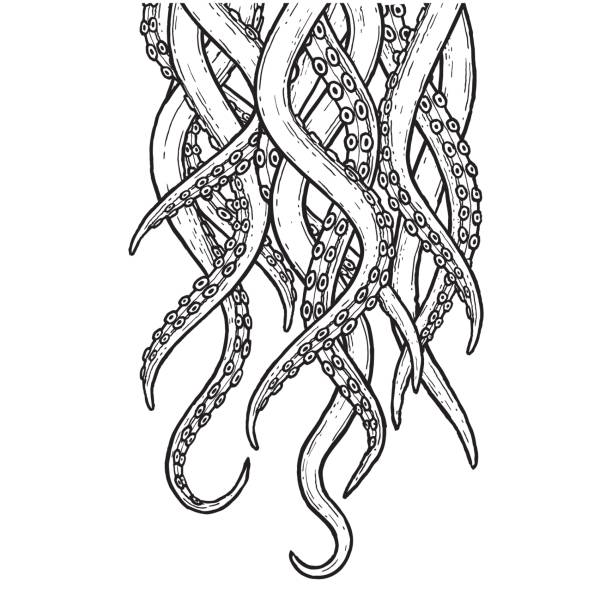 macki - tentacle stock illustrations
