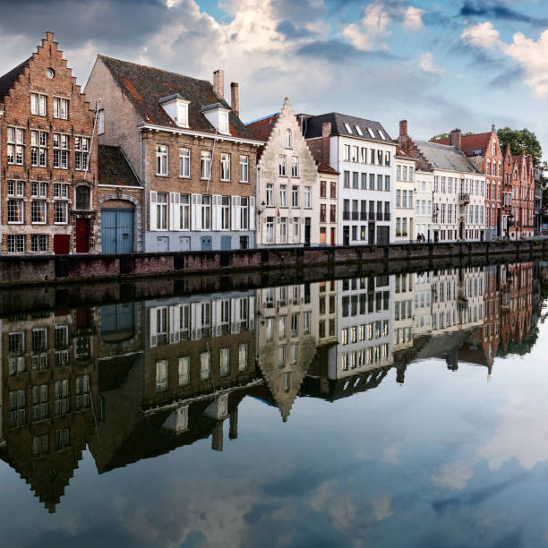 istock Classic sights of Bruges, Belgium 825734402
