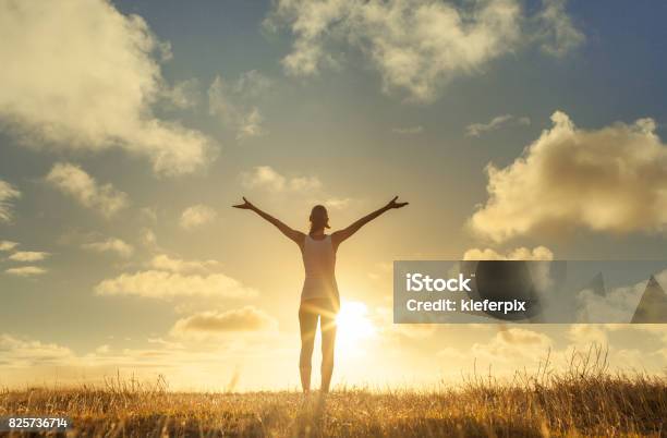 Feeling Free Stock Photo - Download Image Now - Confidence, Inhaling, Arms Outstretched