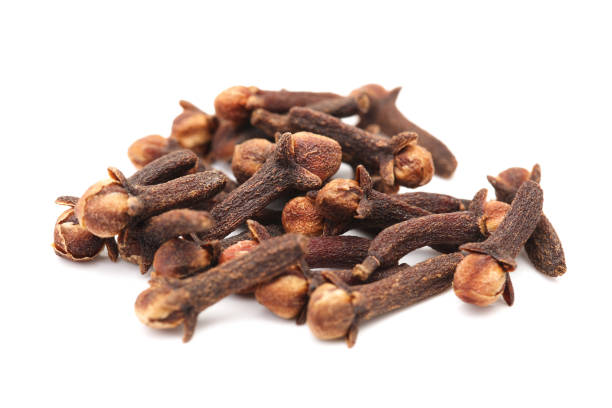 istock Dried Herbs and Spices: Cloves isolated on white background 825746180