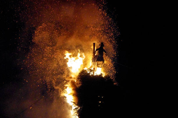 istock Burning the witch in the Funken 825748388