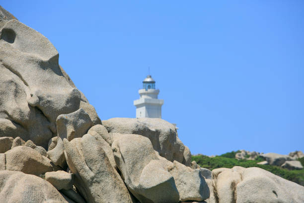 istock Lighthouse in Sardinia island. Italy 825751508