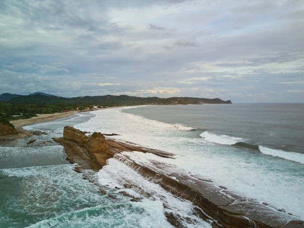 istock Magnific rock in Nicaragua beach 825755350