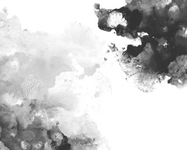 red and black calligraphy ink background