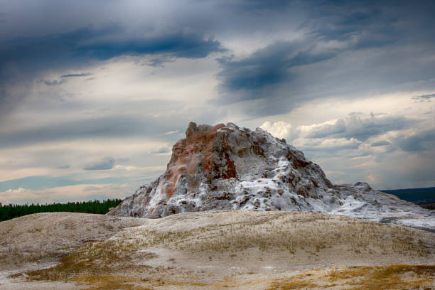 istock White Dome Geyser Yellowstone 825768858