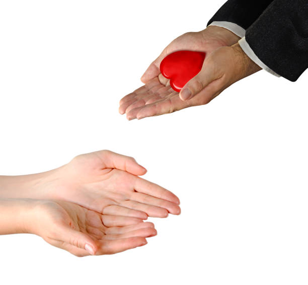 istock Giving gift of heart 825773842