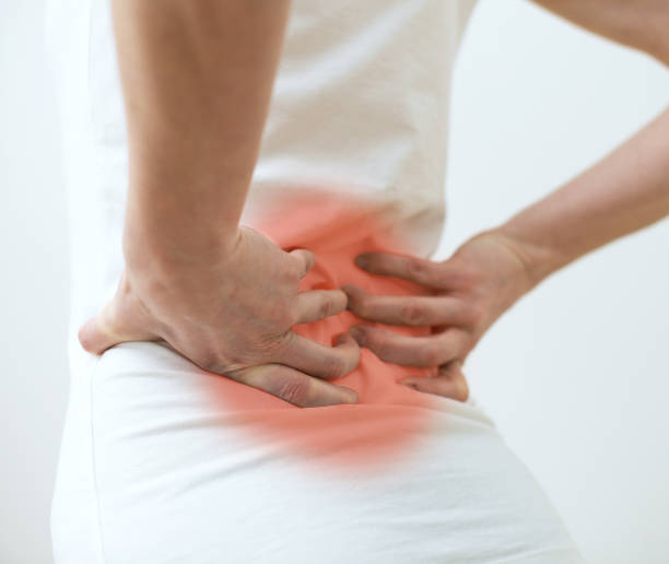 istock Woman having pain in her back. 825777036