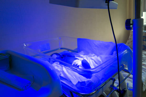 istock Newborn in hospital cradle quartz 825789668