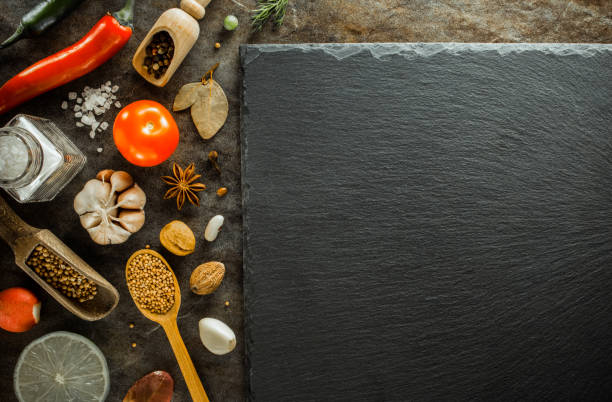istock spice and herb on wooden background 825789976