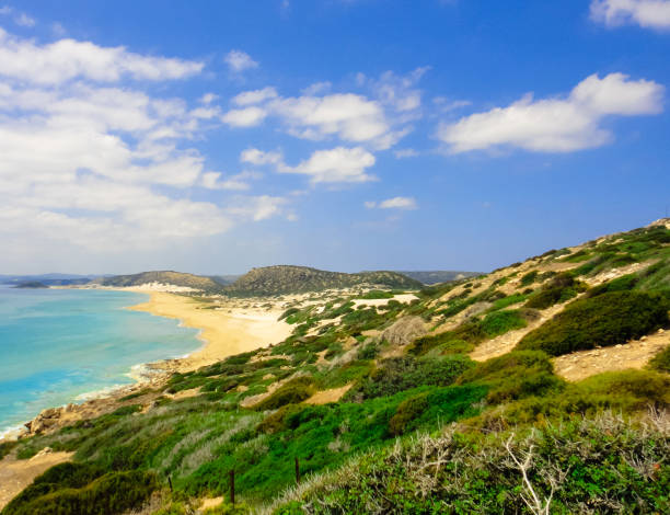 istock Golden beach. Karpasia 825799308