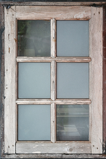 Old glass windows.