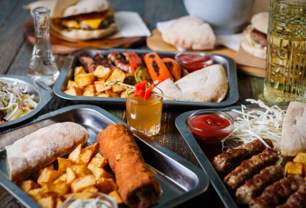 istock Traditional Serbian food in restaurant 825803804