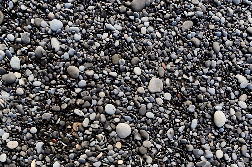 black and white neutral grey colors of beach