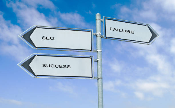 istock Direction road sign with  words 