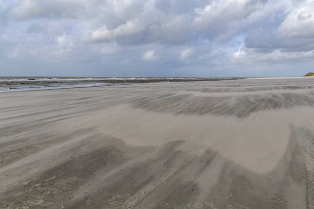 istock Empty beach at the Vlieland Wadden island during summer sunset 825823102