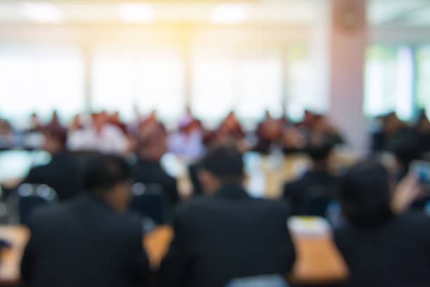 istock Blur of business Conference and Presentation in the conference hall 825826310