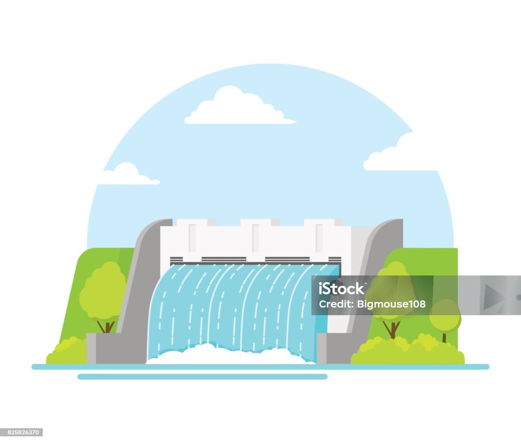 Ilustración de Hidroeléctrica De Dibujos Animados Sobre Un Fondo De Paisaje Vector De y más Vectores Libres de Derechos de Presa - iStock Ilustración de Hidroeléctrica De Dibujos Animados Sobre Un Fondo De Paisaje Vector De y más Vectores Libres de Derechos de Presa - iStock