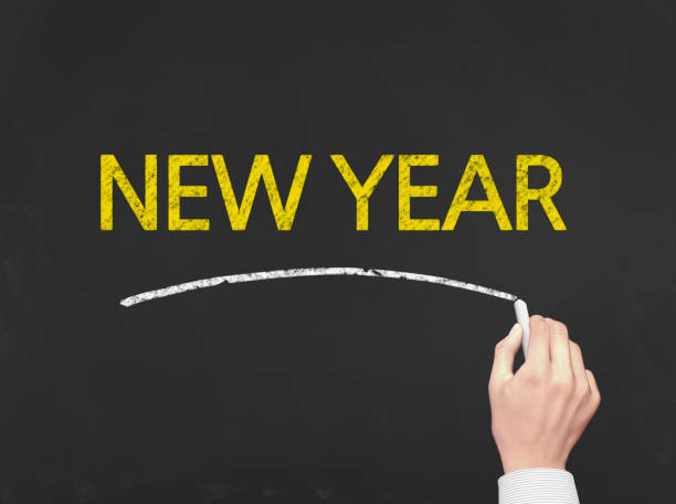 istock New Year - Business Chalkboard Background 825828418