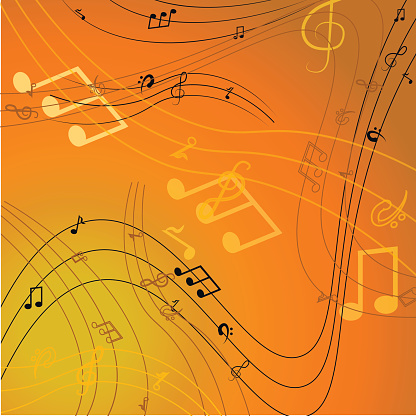 vector musical notes background illustration abstract tamplate