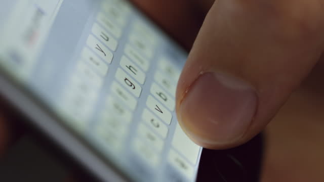 ECU Texting on a smartphone device