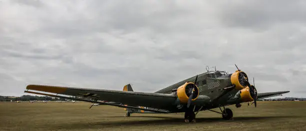 The Junkers Ju 52/3m is a German trimotor transport aircraft manufactured from 1931 to 1952.