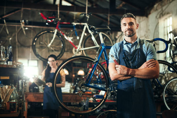 istock Getting your bike repaired is top priority 825854640