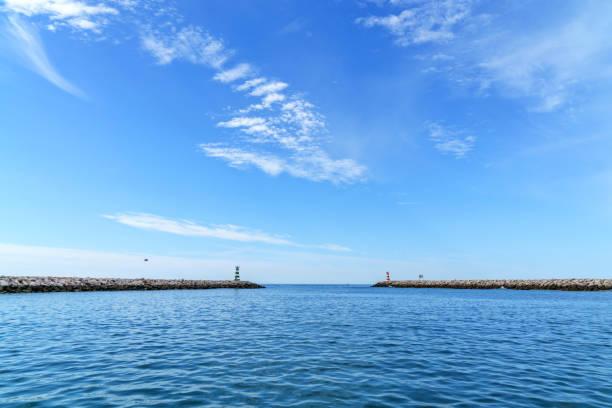 istock Lighthouse on the Algarve coastline 825861410