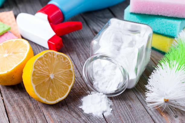 istock Lemon and baking soda in the household 825870528