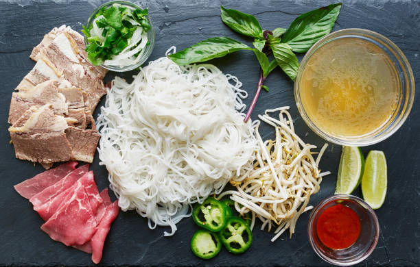 istock deconstructed pho laid out with all ingredients 825882726