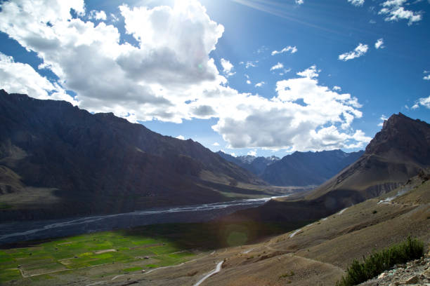 istock Scenic view of mountain at Spiti 825885860