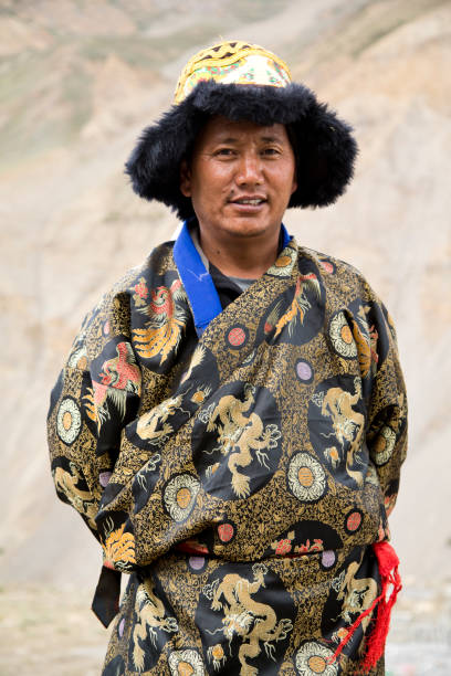 istock Buddhist man in traditional costume 825887164