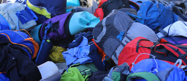 istock backpack and bags of boy scout 825887598