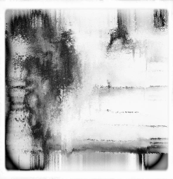 istock Grunge black and white abstract texture background. 825887808