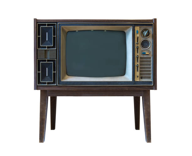 istock vintage tv or television isolated on white background 825890844