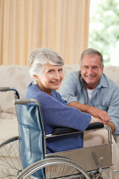 istock Mature couple looking at the camera 825900482