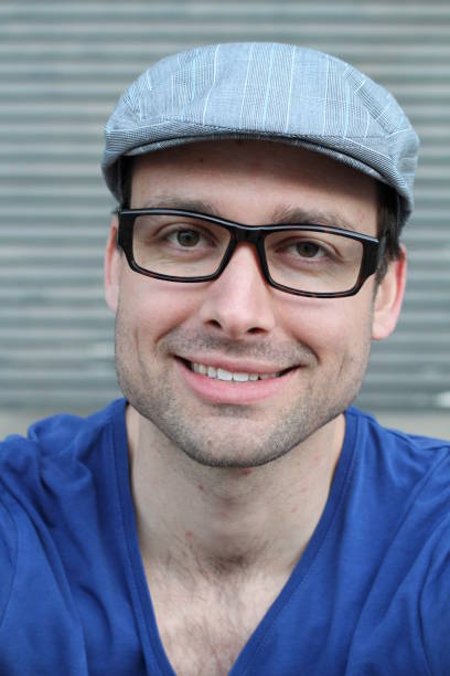 istock Beautiful Smiling Young man Portrait close up 825900850