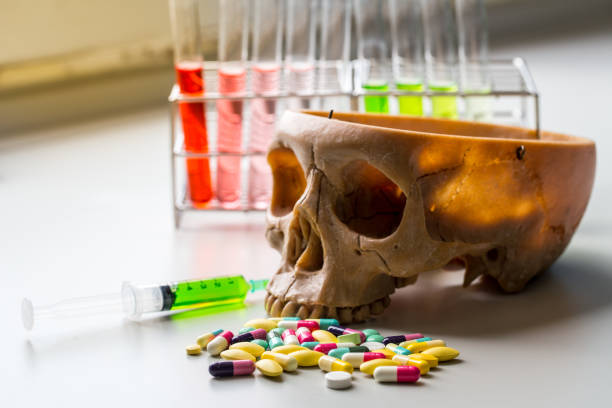 istock Dangerous drugs that affect health. 825902732