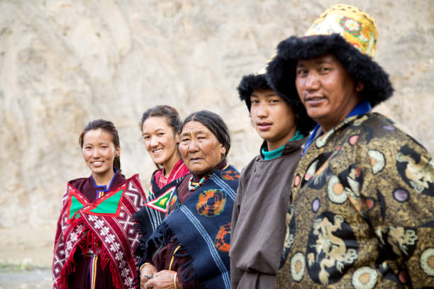 istock Family posing in front of mountains 825916934