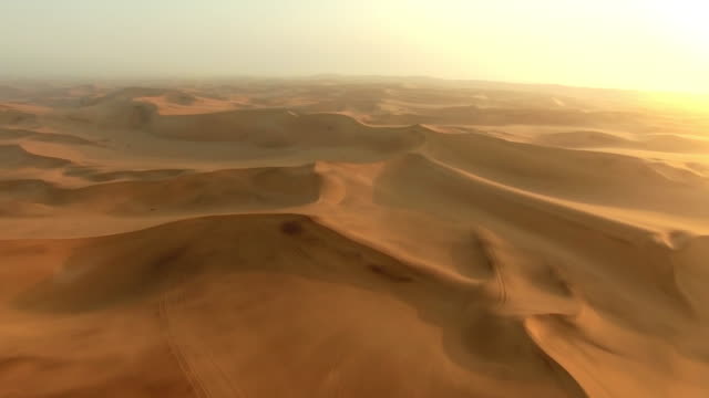 The desert is desolate