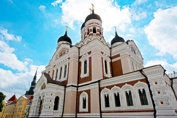 istock Alexander Nevski Cathedral facade, Tallinn, Estonia 825935094