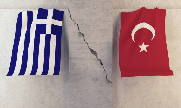 istock Conflict  between Greece and Turkey Concept 825937740