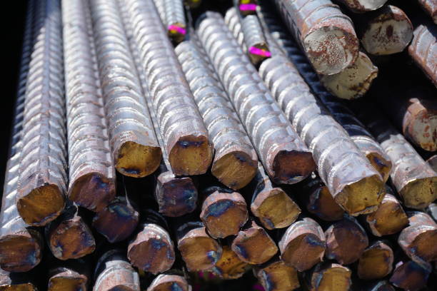 istock Concrete reinforcement steel 825944918