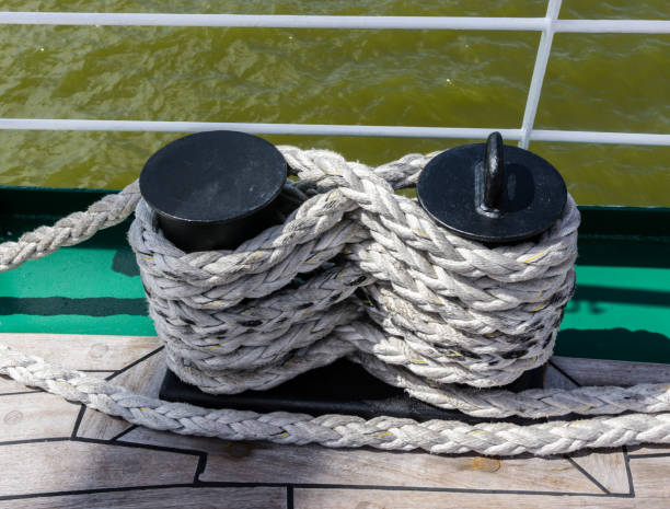 istock bollard of a boat on a sailing-vessel 825945844