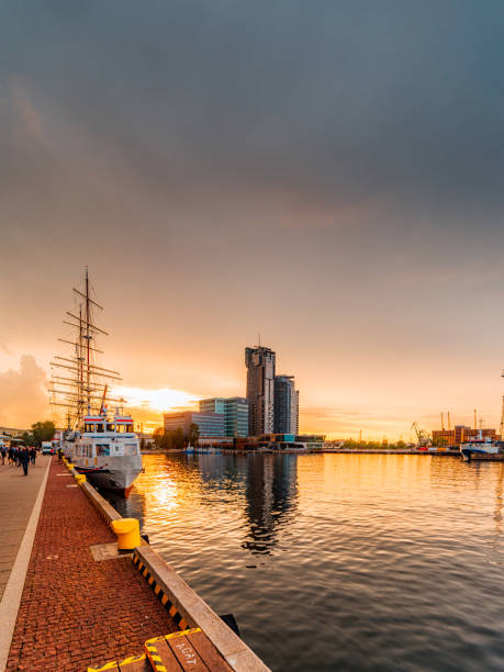istock Yacht port in Gdynia 825949444