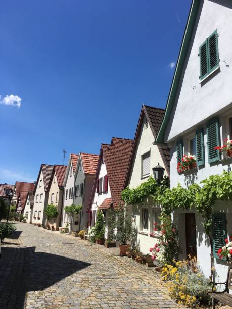 istock Street in Old medieval german town 825949580