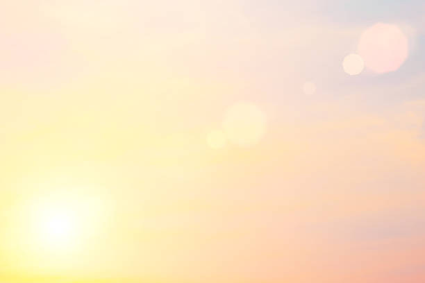 istock Beautiful light from the nature at sunset every day. 825949736