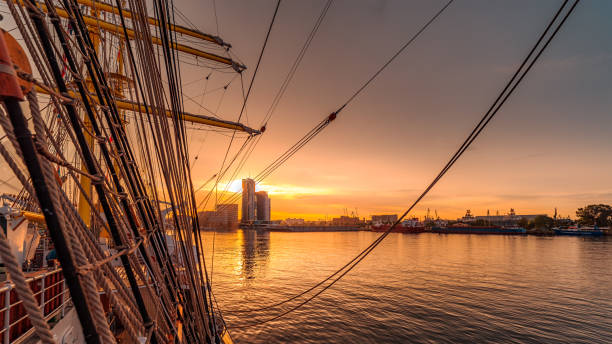 istock Yacht port in Gdynia 825949846
