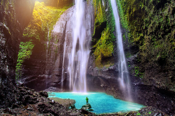 istock Madakaripura Waterfall is the tallest waterfall in Java and the second tallest waterfall in Indonesia. 825954336