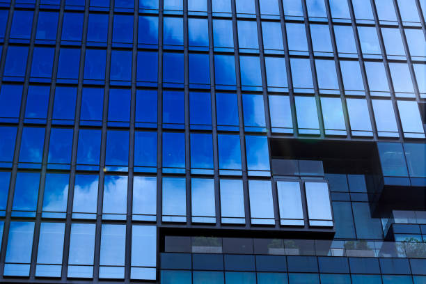 istock Exterior of glass office building 825969376
